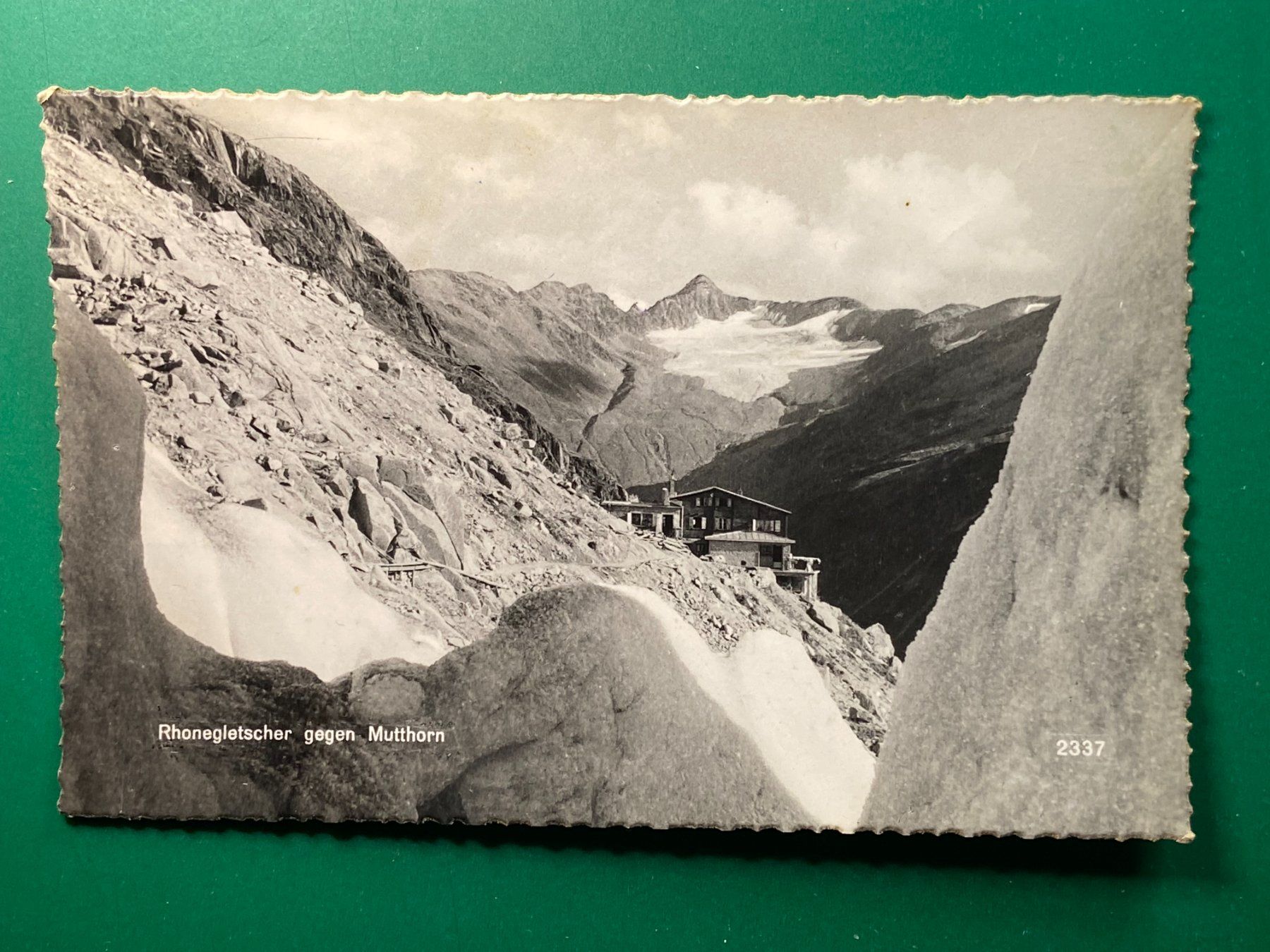 Cartoline postali: Rhonegletscher gegen Mutthorn – Usato da Steg VS venduto da danwer74