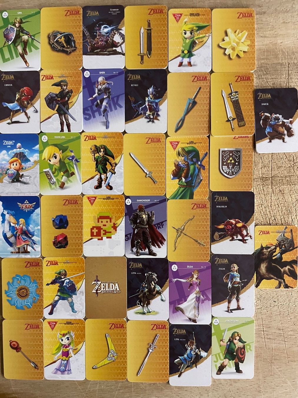 Spiele: Zelda Amiibo NFC 38 Mini Cards – Neu und originalverpackt aus Leissigen von