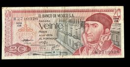 Mexico 20 Pesos 1975