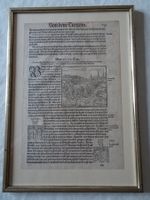 Von dem Turgow - mit Schloss Laufen Blatt aus Chronik u.1550