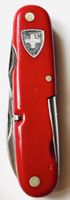 Wengerinox-Wenger-Sackmesser, mit Schweizerkreuz, 82 mm, rot