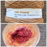 Wolle Cafe Oriental 200g 1000m Baumwolle Polyacryl neu