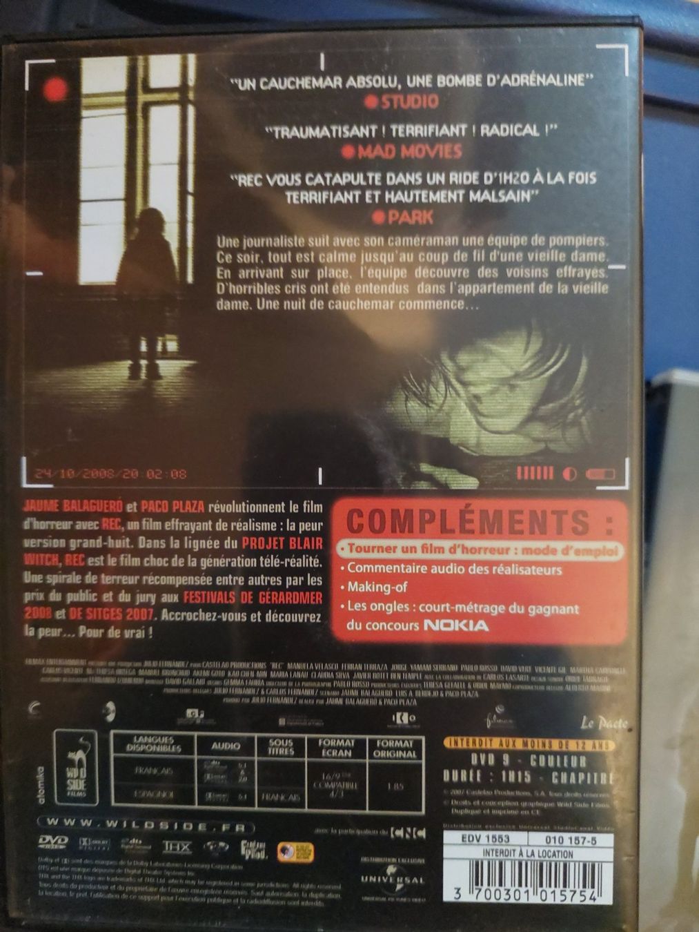 Alle DVDs: DVD - Lot de Films Horreur – Gebraucht aus Courtelary von Chauvesouris 4