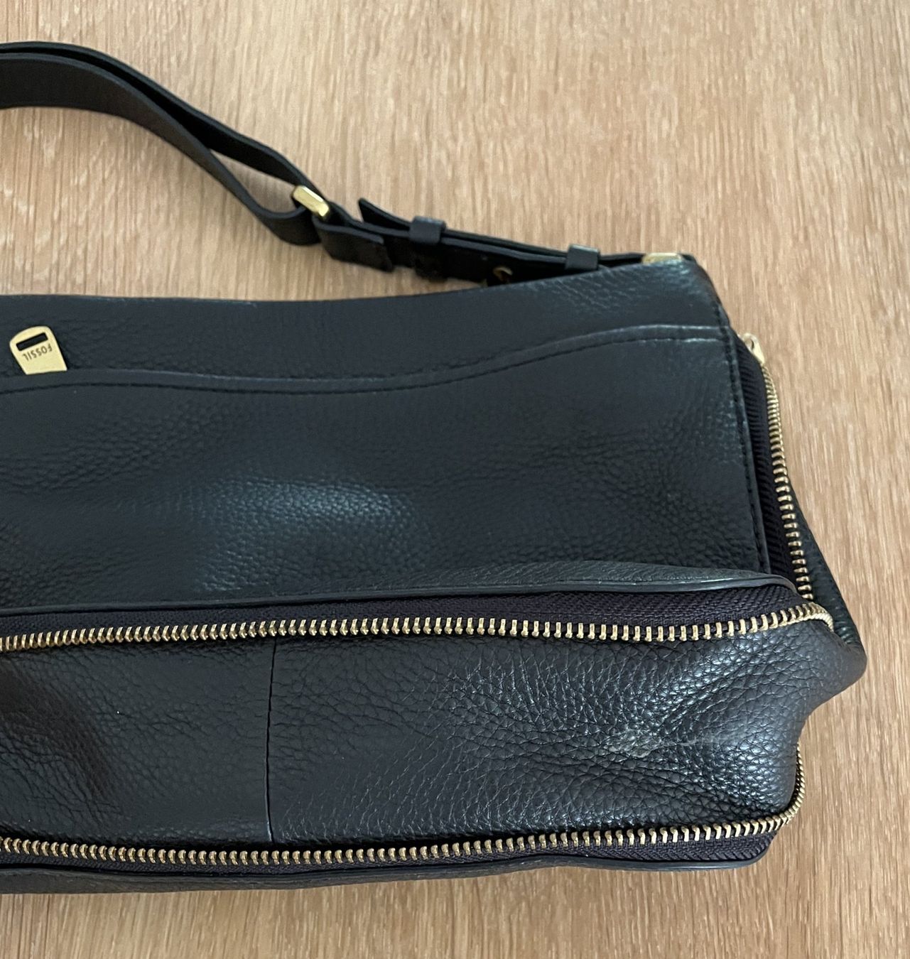 Fossil Borse da donna: Fossil Damen Handtasche Schwarz Leder – Usato da Dornach venduto da Deco89 3