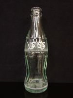 1 kleine alte Flasche COCA-COLA ARABISCH FRANZÖSISCH