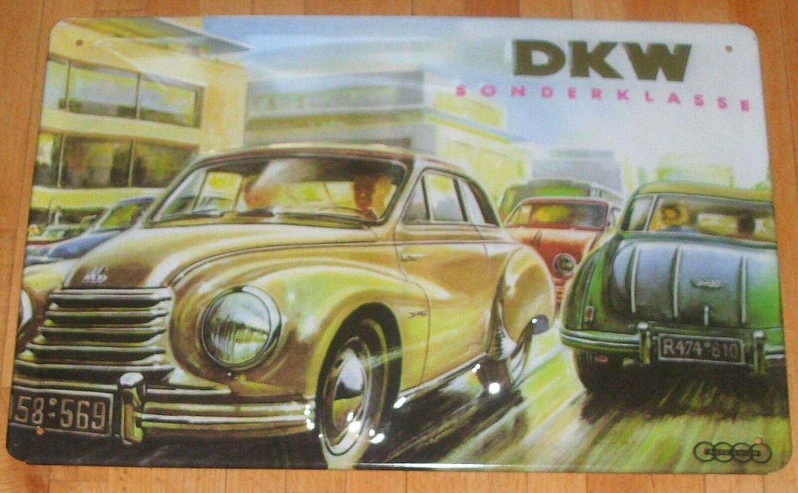 Insegne: Blechschild 3D-DKW SONDERKLASSE – Nuovo e nell'imballaggio originale da Rupperswil venduto da big-one-sale