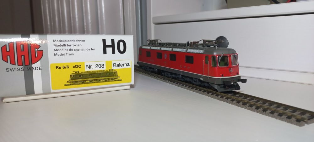 HAG 208 SBB Re 6/6 / Re 620 11672 Balerna H0 1:87 DC (Gebraucht) in ...
