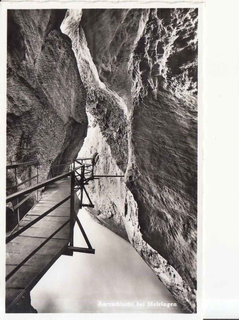 Cartoline postali: Aareschlucht ca. 1940 – Usato da Bürglen TG venduto da StampGraf