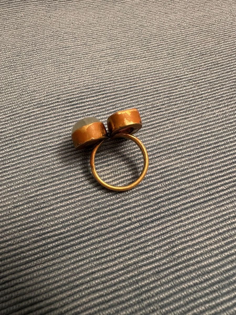Anelli: Ring mit zwei Steinen, Grösse 53/54,  – Usato da Zürich venduto da iva_9svl 1