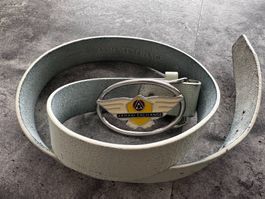 Vintage Armani Exchange Belt, White, Size 34