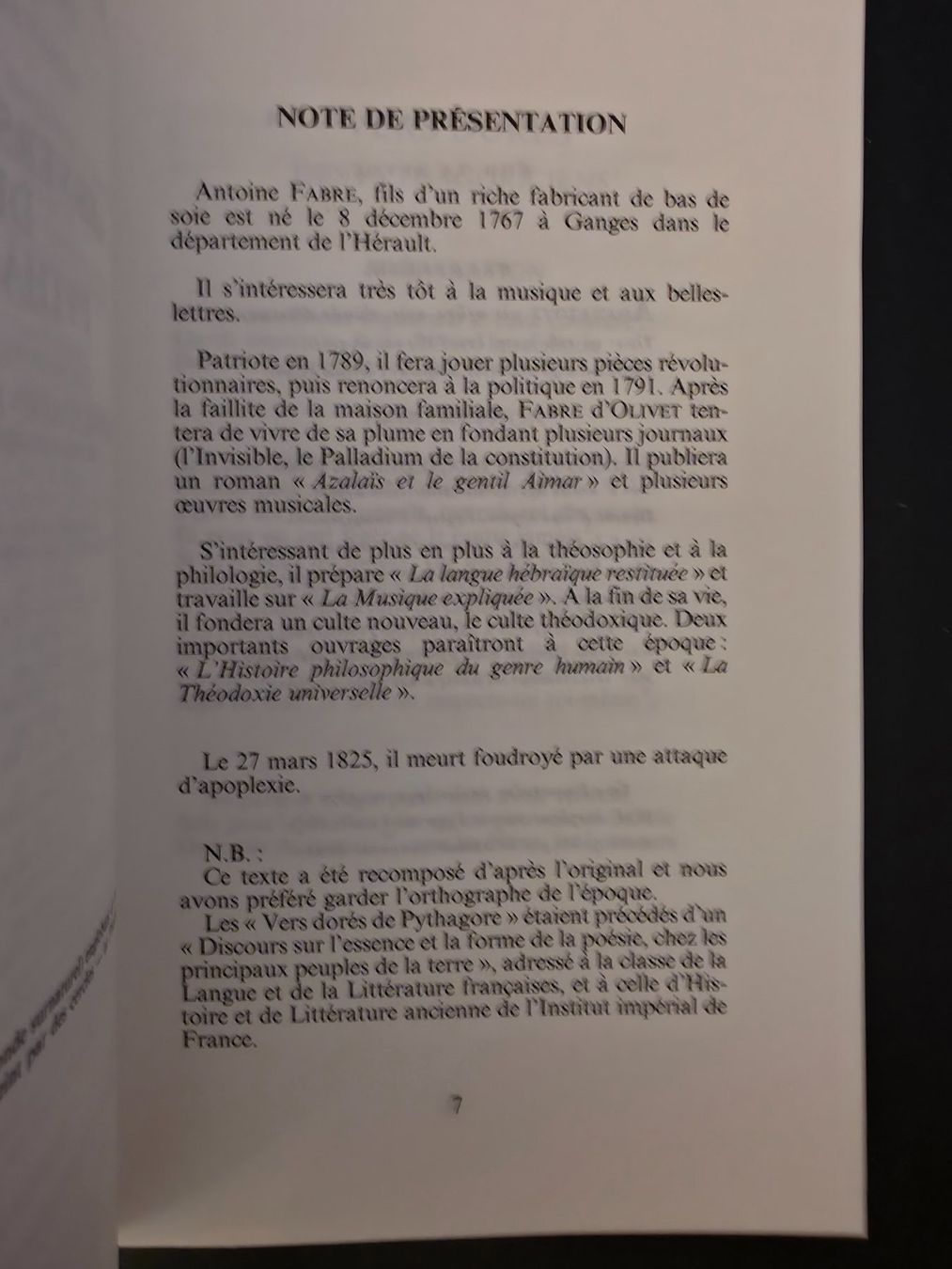 Libri: Les Vers Dorés De Pythagore Expliqués Et Traduits Pour La Pr – Nuovo (secondo la descrizione) da Montreux venduto da Edelweissgirl_64 4