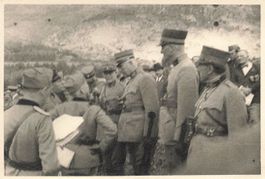 Militär meeting Italiano Svizzero Re Italia Mussolini