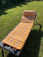 2 praktische Liegematten orange/gelb 180 x 60 cm