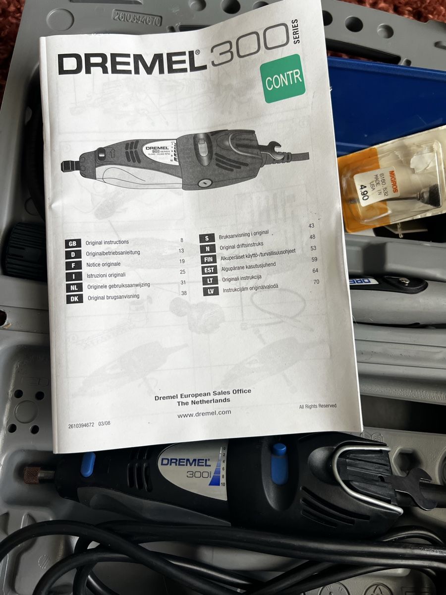 Dremel Alle Werkzeuge: Dremel 300 Serie Multitool mit Zubehör und Koffer – Gebraucht aus Gockhausen von MariusWeber 4