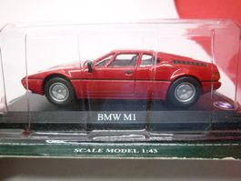 BMW M1 - rot - super Modell inm OVP Blister  %% SALE %%