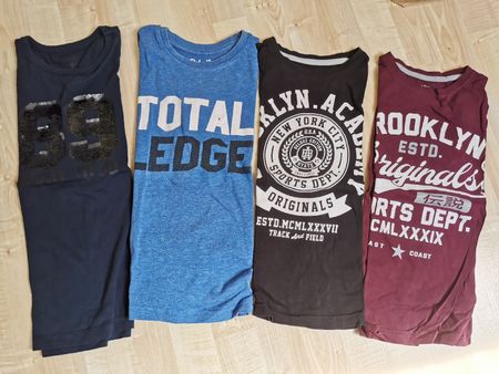 4 stk. langarmshirts grösse 134/140