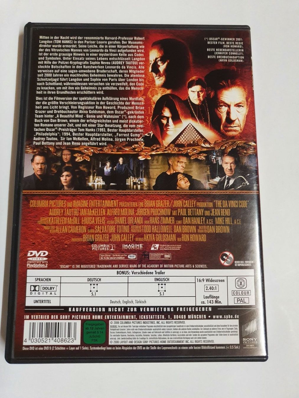 Alle DVDs: The Da Vinci Code - Sakrileg DVD – Gebraucht aus Oberdorf BL von BaldenEagle 3