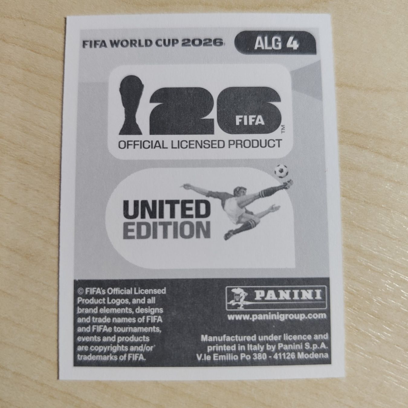 Panini Carte collezionabili: Youcef ATAL, ALG 4, Panini WM 2026 – Nuovo (secondo la descrizione) da Dietlikon venduto da itmo 1