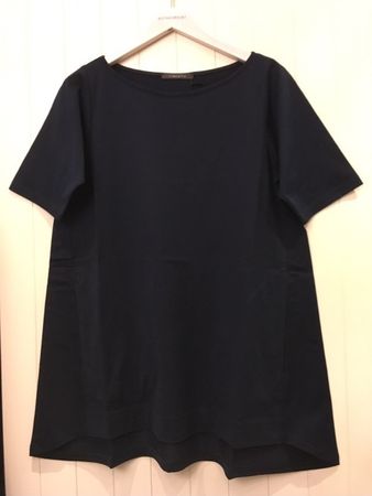 GWhite langes KA Shirt A Form BW Jersey dunkelblau Gr 34