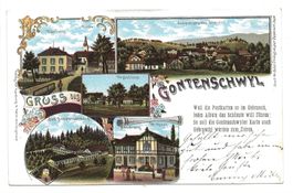 Gruss aus Gontenschwil (AG) Kulm - Postablage - Litho - 1901