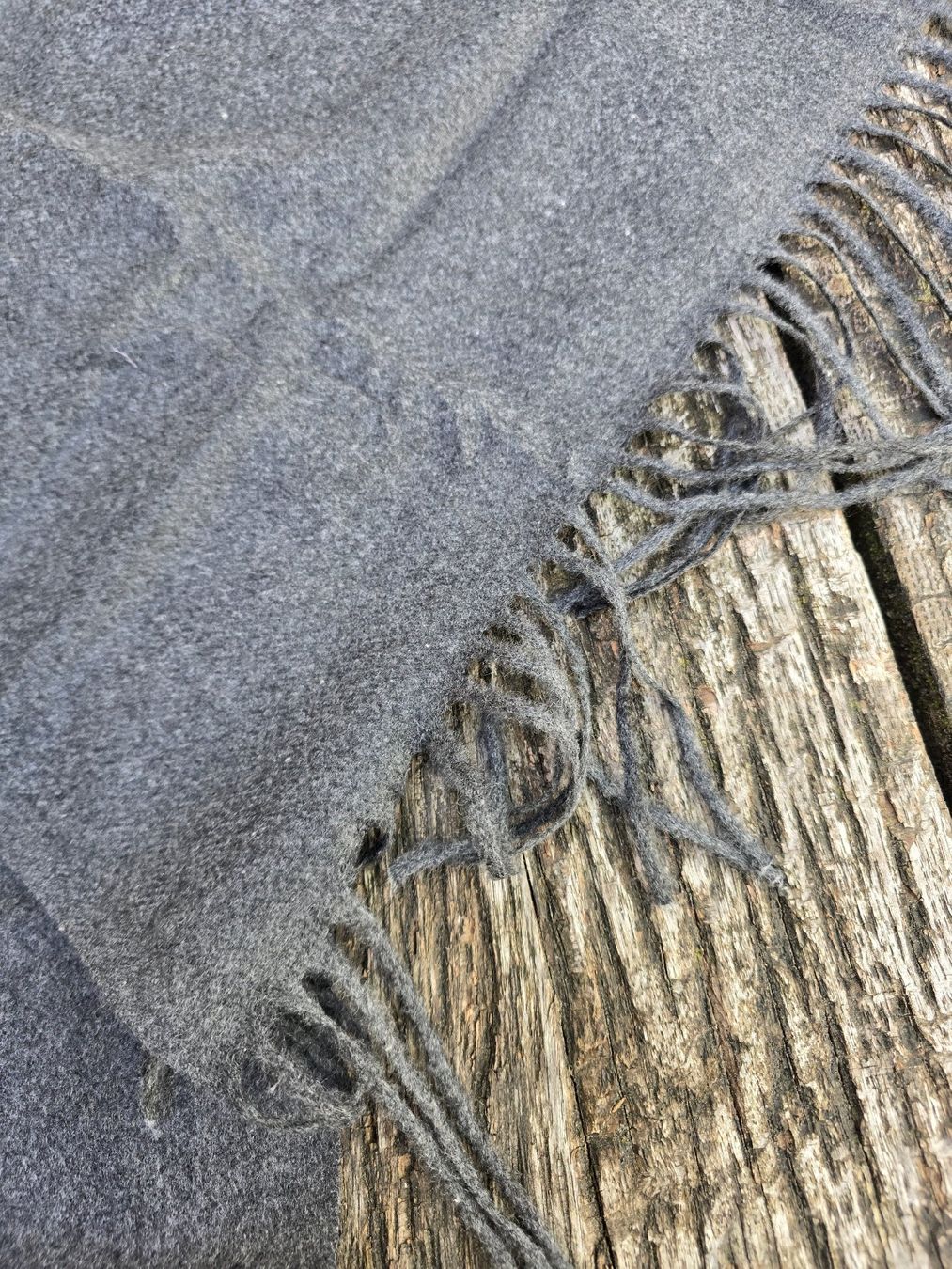 Foulard & Sciarpe: Kleidung: Schal Horsami anthrazit – Nuovo (secondo la descrizione) da Romanshorn venduto da Rachacha 1