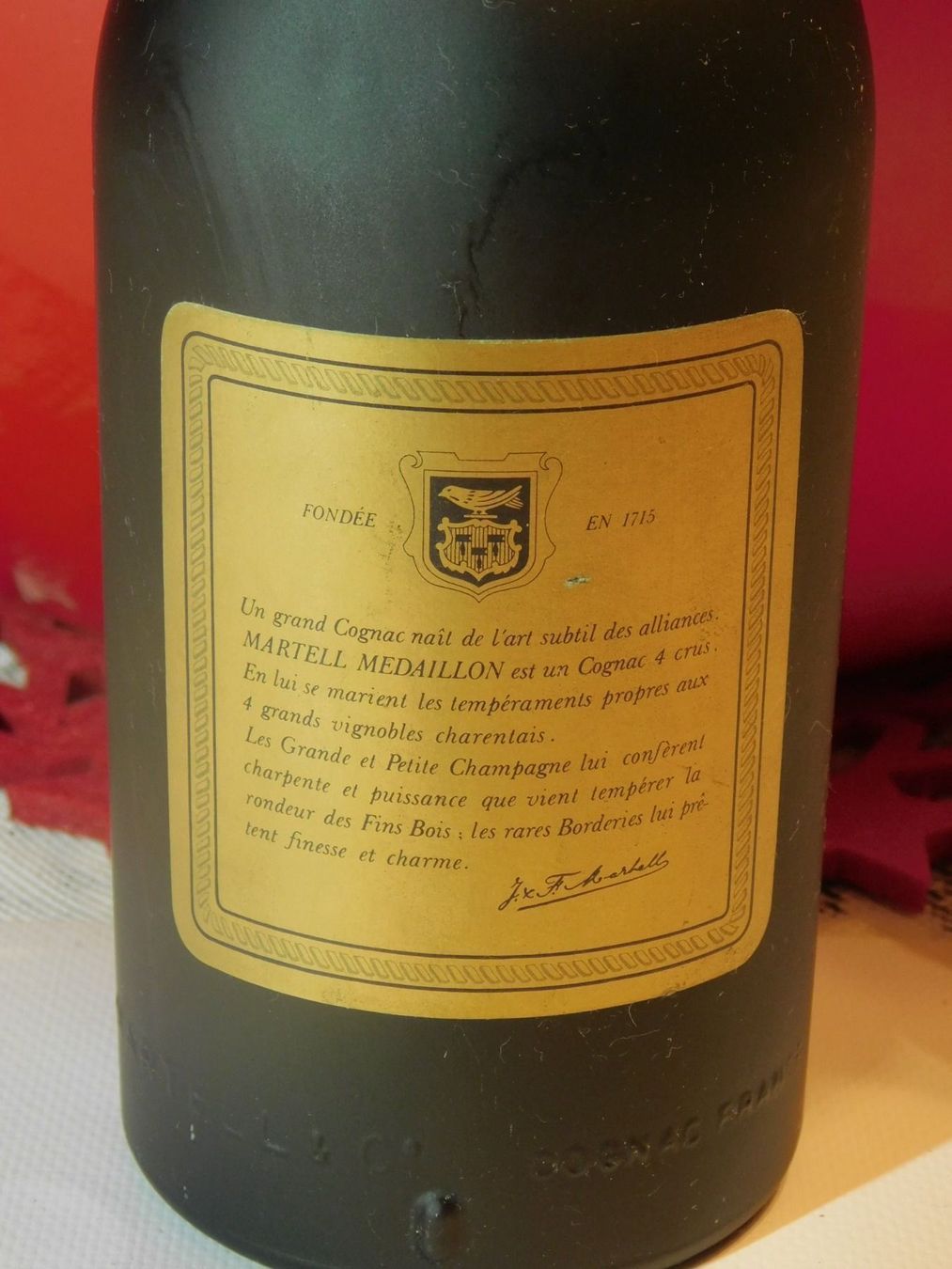 Martell Bevande alcoliche: Martell Medaillon Cognac 1977s – Nuovo (secondo la descrizione) da Emmenbrücke venduto da Ulisse-22 3
