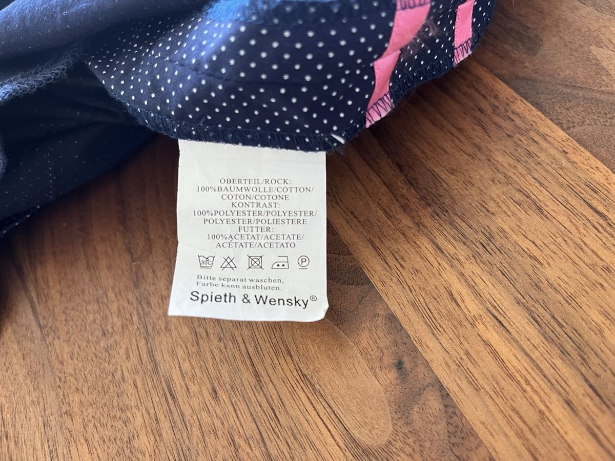 Vestiti: Dirndl Spieth & Wensky Gr. 36, dunkelblau/pink – Usato da Zürich venduto da SimiWen 8