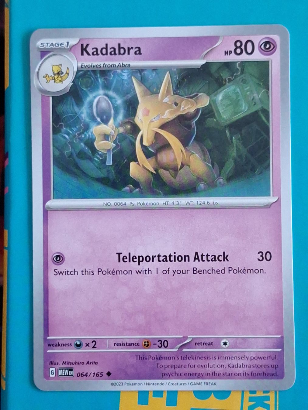 Pokémon Carte collezionabili: Kadabra - Pokemon Mew 151 – Usato da Altstätten SG venduto da GGsGameshop