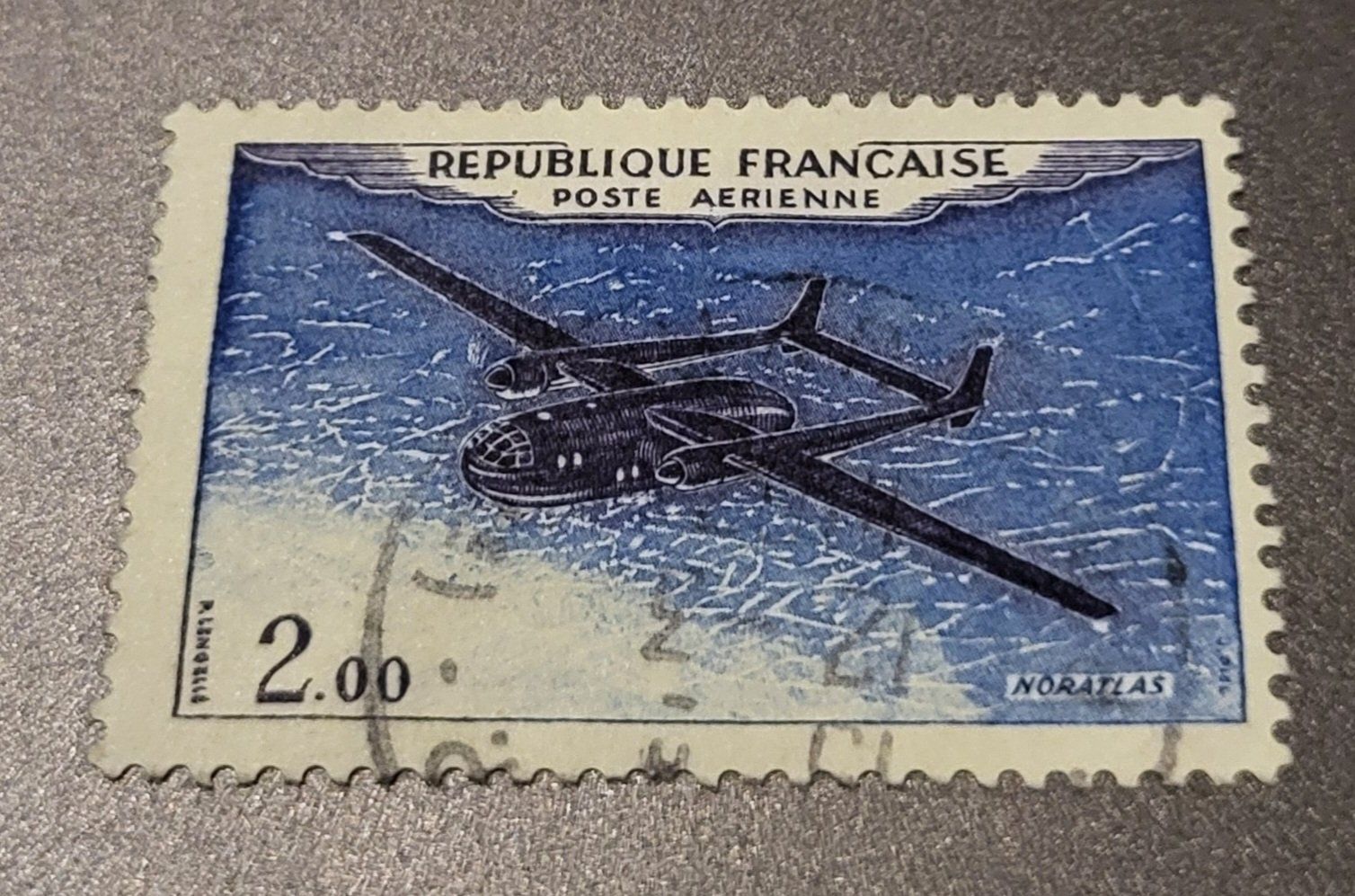 Tutti i francobolli: Frankreich 1963 Flugzeug briefmarke – Usato da St Gallen venduto da Stampsalshobby