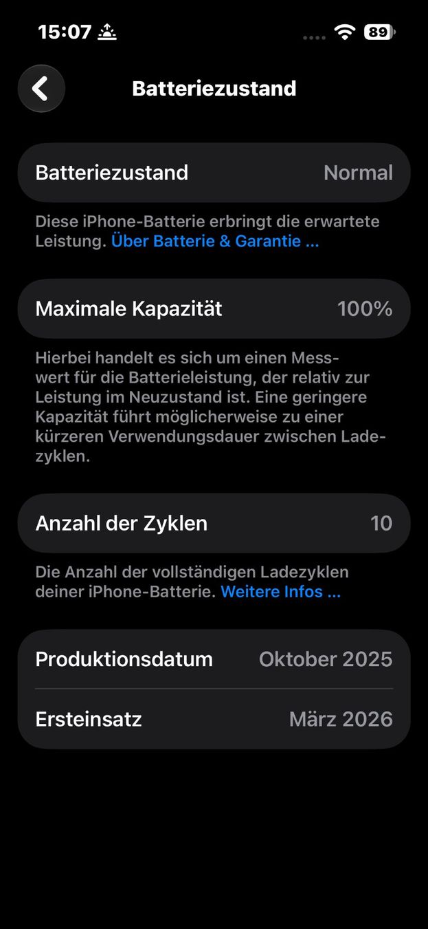 Apple Handys / Smartphones: Neuwertiges iPhone 16 – Gebraucht aus Aarau von Strohmeierh 1