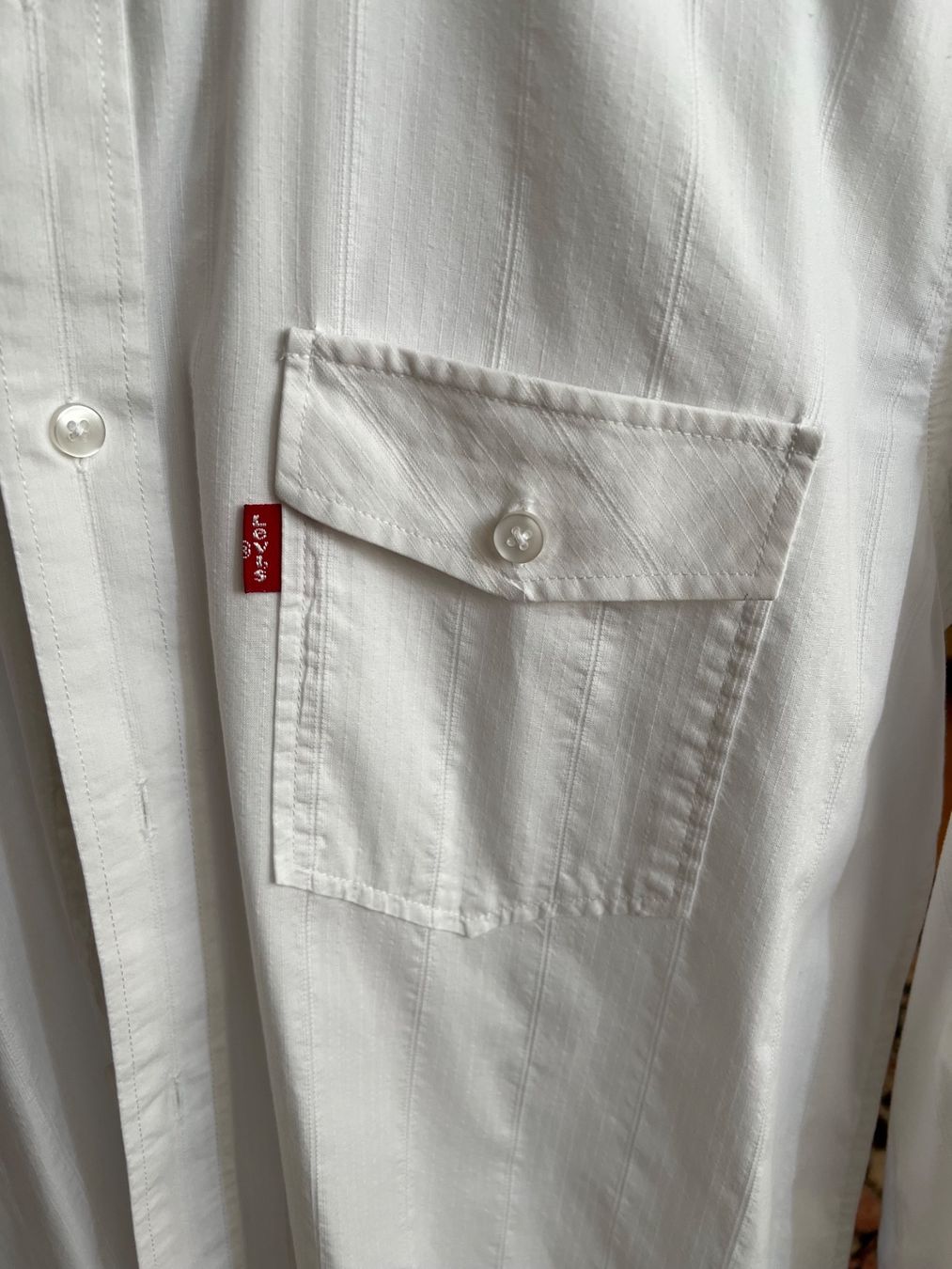 Levi's Camicie: Hemd levi's Red Tab Collection, weiss Größe M - Top – Usato da Mönchaltorf venduto da lubusc 5