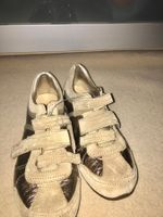 ESPRIT Sneakers Gr. 37, Leder, beige/gold