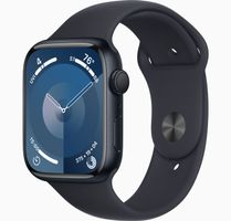 Apple Watch Series 9 GPS, 45 mm Aluminiumgehäuse Mitternacht