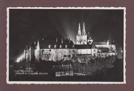 NEUCHÂTEL - Collégiale de nuit - 1942