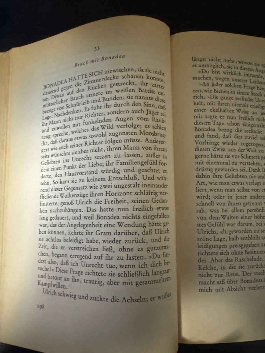 Bücher: Robert Musil, Der Mann ohne Eigenschaften, 1931 – Gebraucht aus Zürich von 2013tg 7