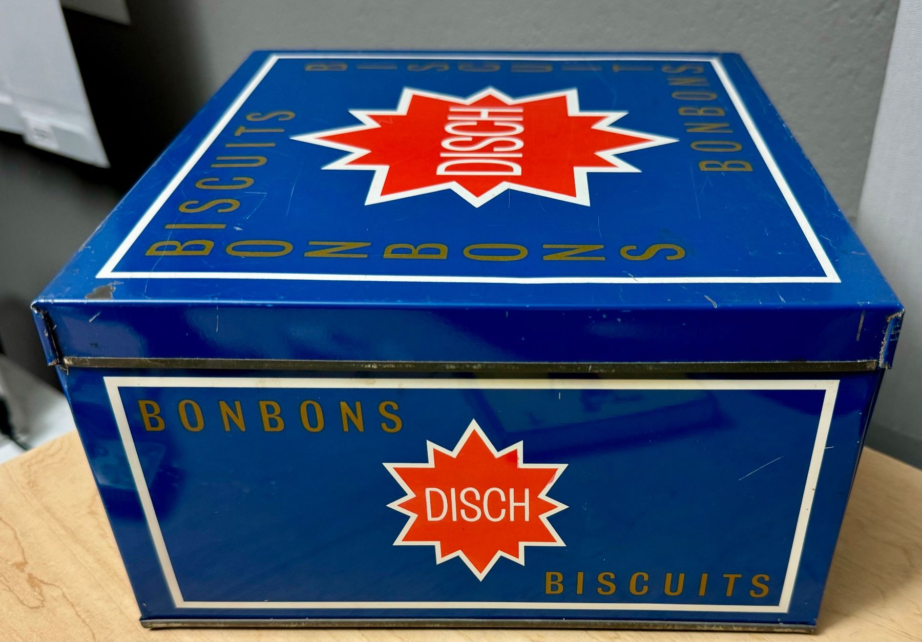 Barattoli: Alte Blechdose Biscuits Bonbons DISCH OTHMARSINGEN blau – Usato da Rothrist venduto da Luckywinner 4