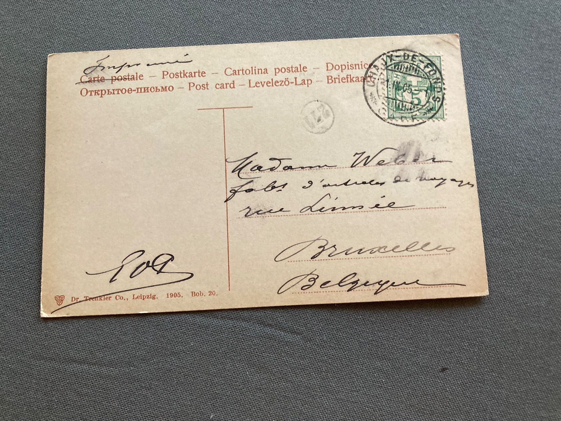 Cartoline postali: Ansichtskarte Meiringen Aareschlucht 1905 – Usato da Zürich venduto da mik_h9ty 1