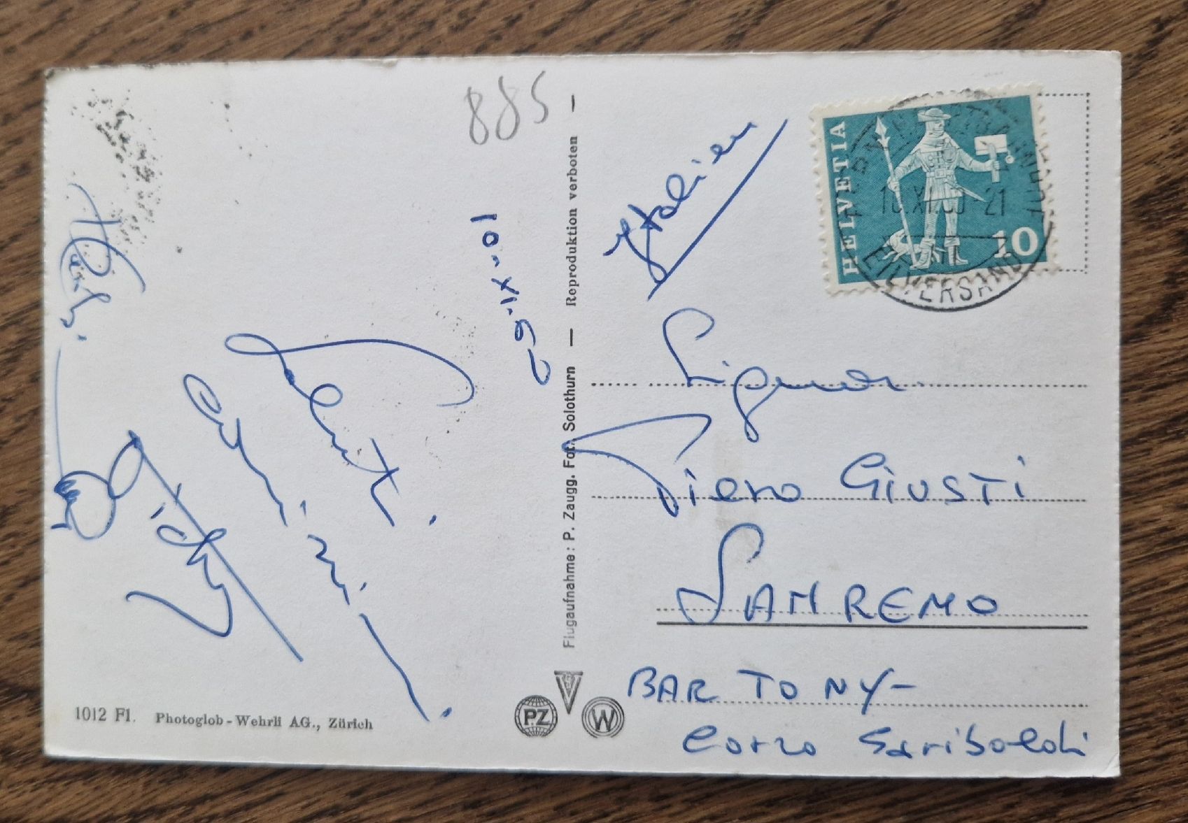 Cartoline postali: Burgdorf, Technikum 1963 – Usato da Ebikon venduto da Donar50 1