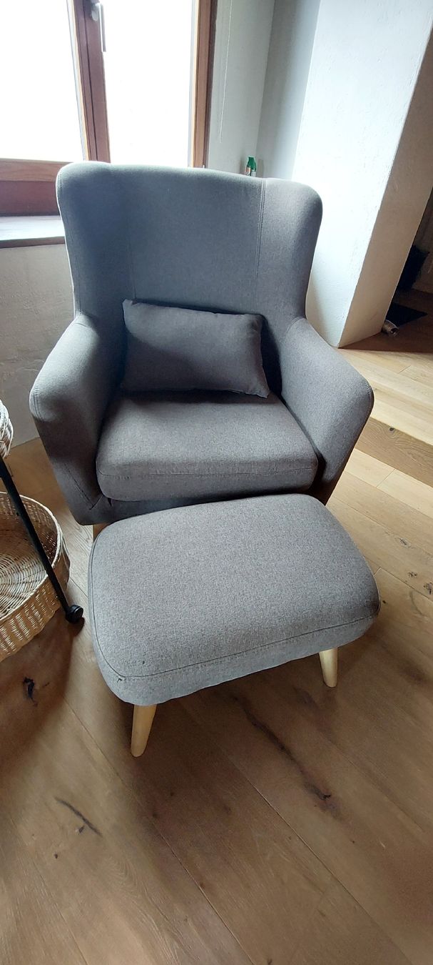 Fauteuils: 2 Sessel RIBOLT mit Hocker – D'occasion à Wil SG par bar_6dxz 1