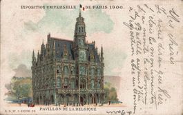 Postkarte Exposition Universelle Paris 1900 Pavillon Belgien