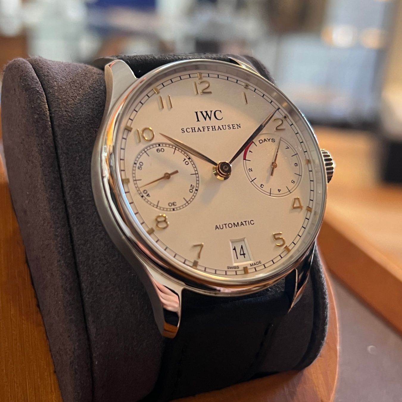 IWC Uhren: IWC Portuguese Automatic Full Set IW500114 – Gebraucht aus Carouge GE von Watchaser 1