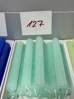 127 Posten Raureif Kerzen 180 x 22 aus Liquidation