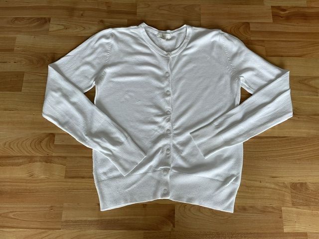 H&M Jacken: Strickjäckli weiss, Grösse S – Gebraucht aus Niederweningen von sho_mb8y