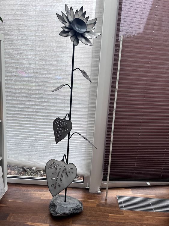 HSUYUN Auto Deko Sonnenblume - Handgehäkelter Wackelkopf Für Armaturenbrett Mit Federdesign In Gelb-Grün