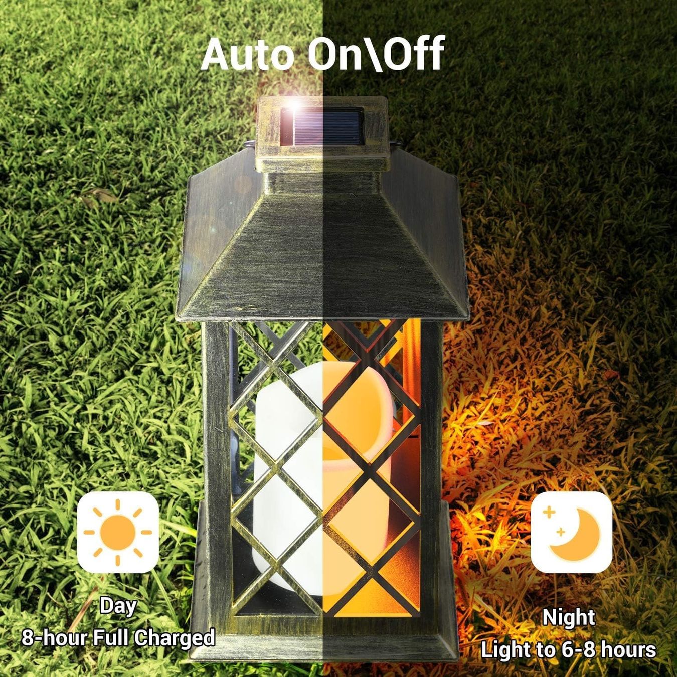 Lampade: Solarlaternen Gartenlaternen Solarleuchten 2er Set flackernd – Nuovo e nell'imballaggio originale da Dörflingen venduto da Nixhub 4