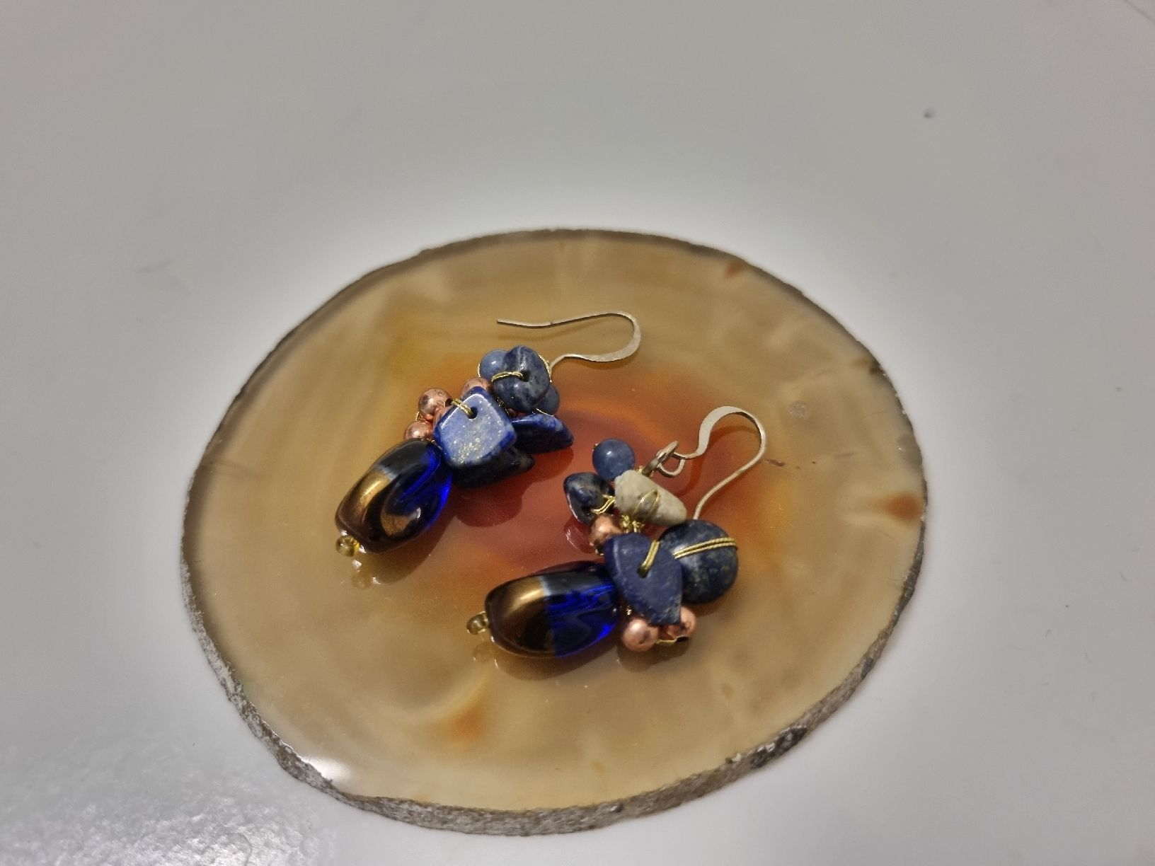 Orecchini pendenti & Orecchini a lobo: Boucles d'oreilles Lapis-lazuli – Nuovo (secondo la descrizione) da Onex venduto da 0phee_lit 2