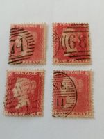 4mal One Penny Red Stars 1856-81 