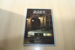 Peugeot 604 Prospekt STI/GRD&SRD Turbo Jahrgang 1982 NL