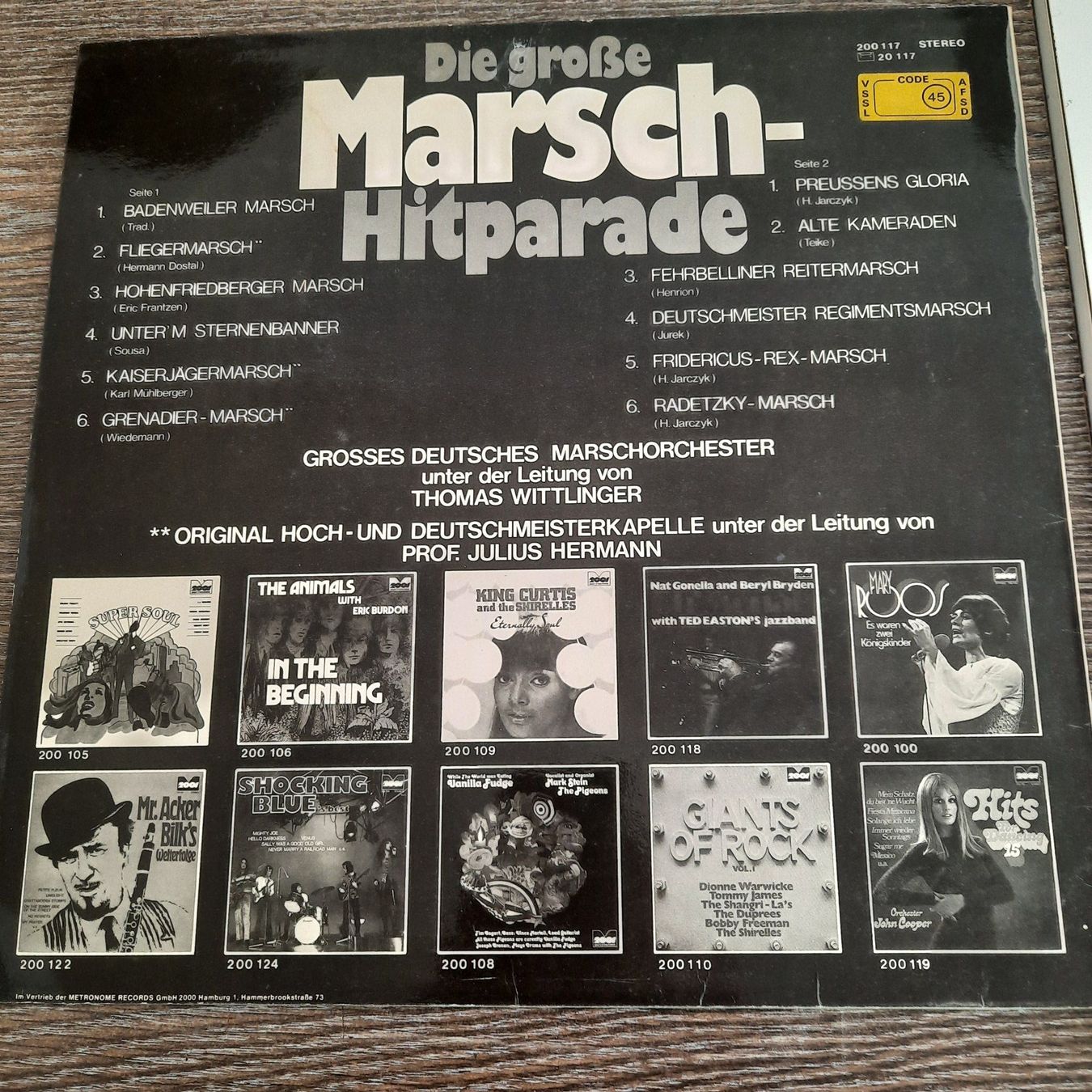Dischi in vinile: Die grosse Marsch Hitparade, LP – Usato da Buochs venduto da Nyima21 2