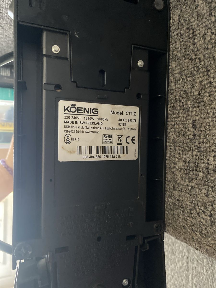 König Macchine per caffè & Macchine per espresso: Kaffeemaschine Koenig Citiz cremefarben – Difettoso da Wettingen venduto da vpr_9gz6 1